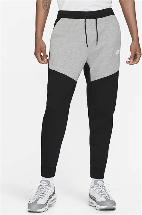 nike tech broek heren grijs|nike tech heren broeken.